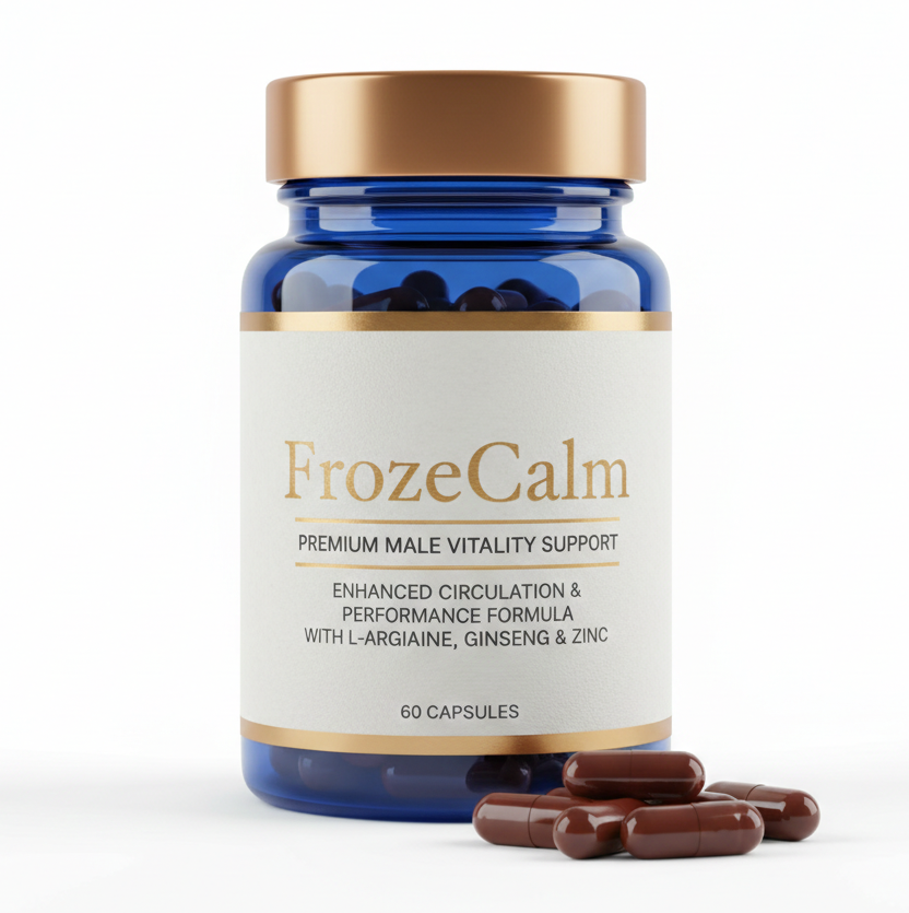 FrozeCalm - 60 capsule pentru energie masculină și încredere
